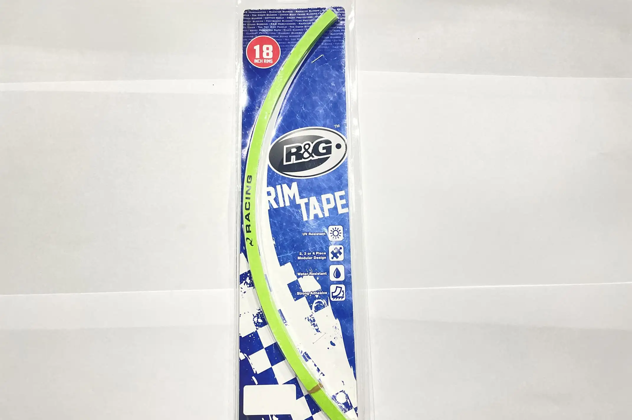 Наклейка на колесо 18 (зеленая,светоотражающая) GJCT