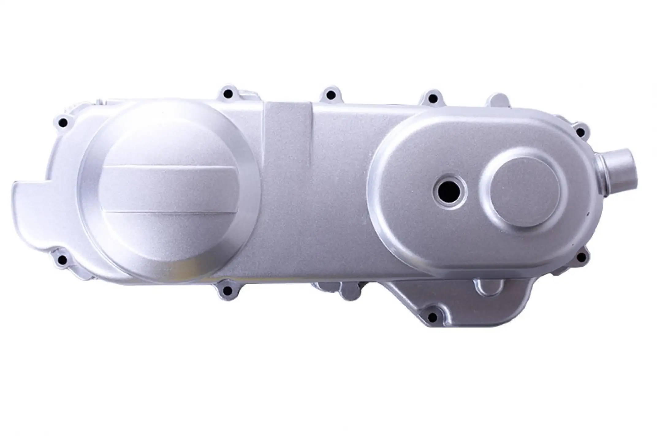 Крышка вариатора   4T GY6 50   (12 колесо, 139QMB, серебристая) AMG
