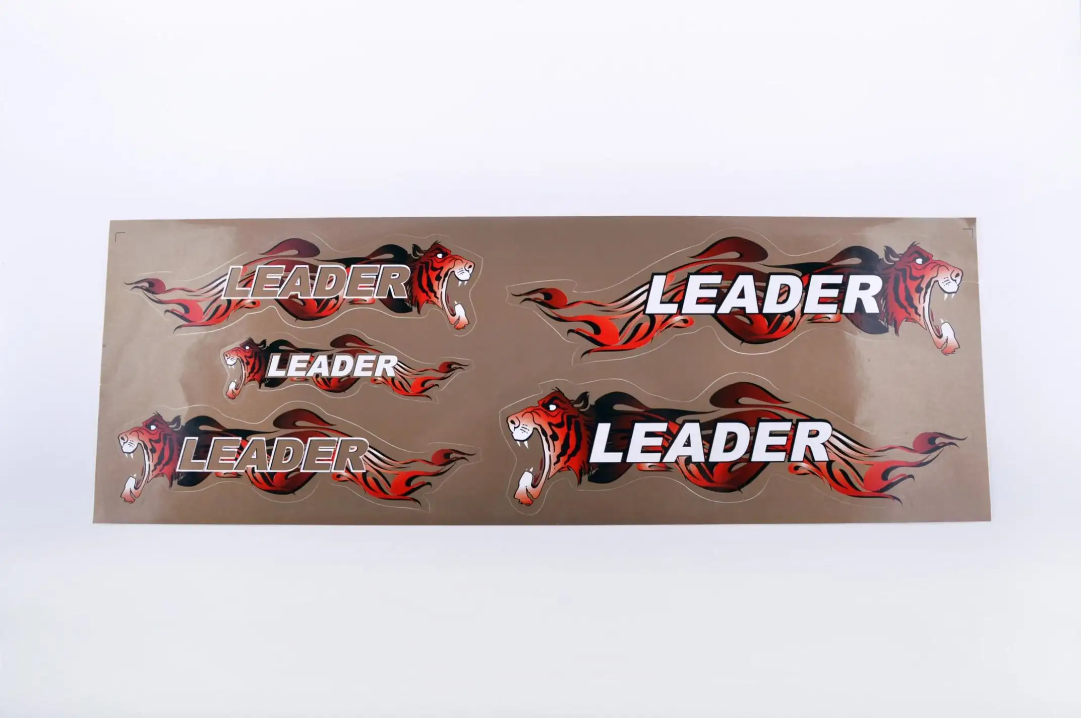 Наклейки (набор) LEADER (48х16см, бронзовые) EVO