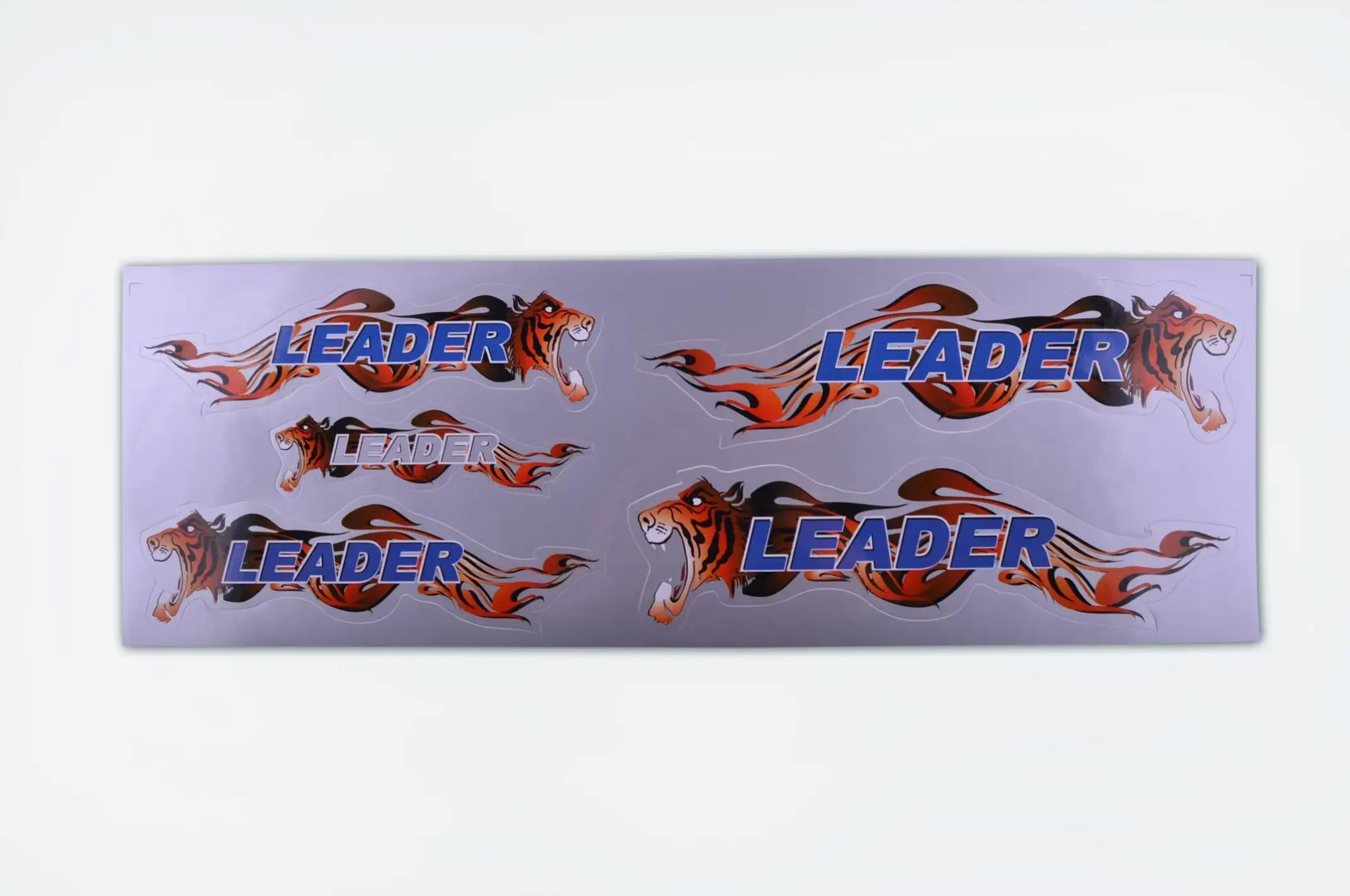 Наклейки   (набор) LEADER   (48х16см, серые) EVO