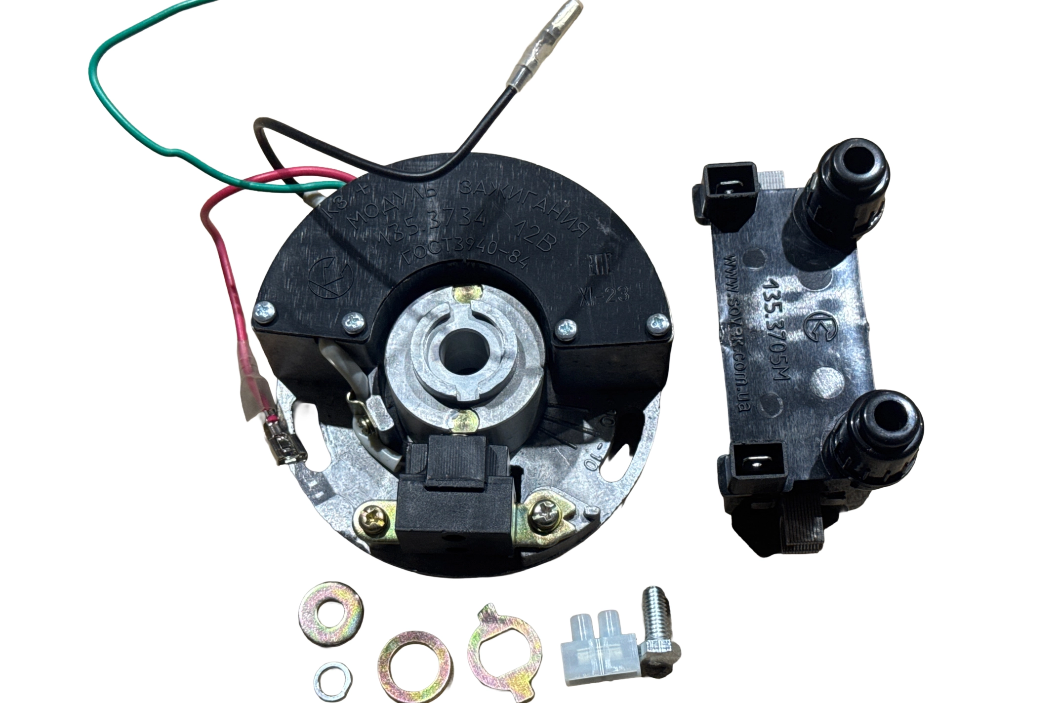 Зажигание электронное (с катушкой 3705М) МТ, ДНЕПР, УРАЛ (12V) JING