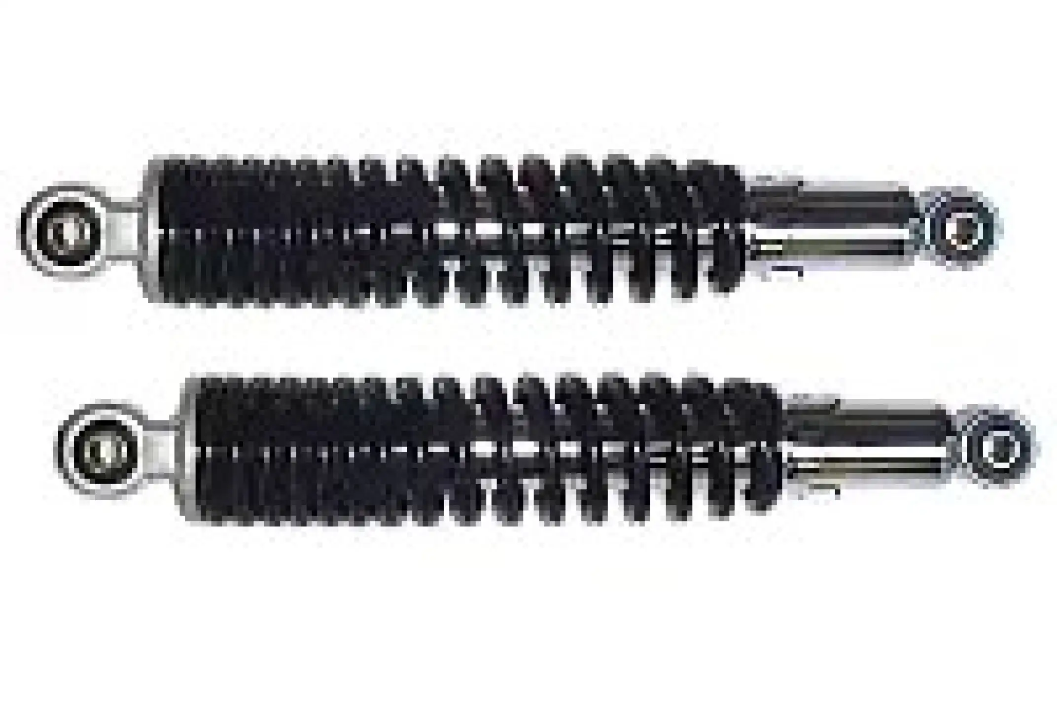 Амортизаторы (пара) Zongshen 125/150 330mm, регулируемые, усиленые (черные) KOMATCU