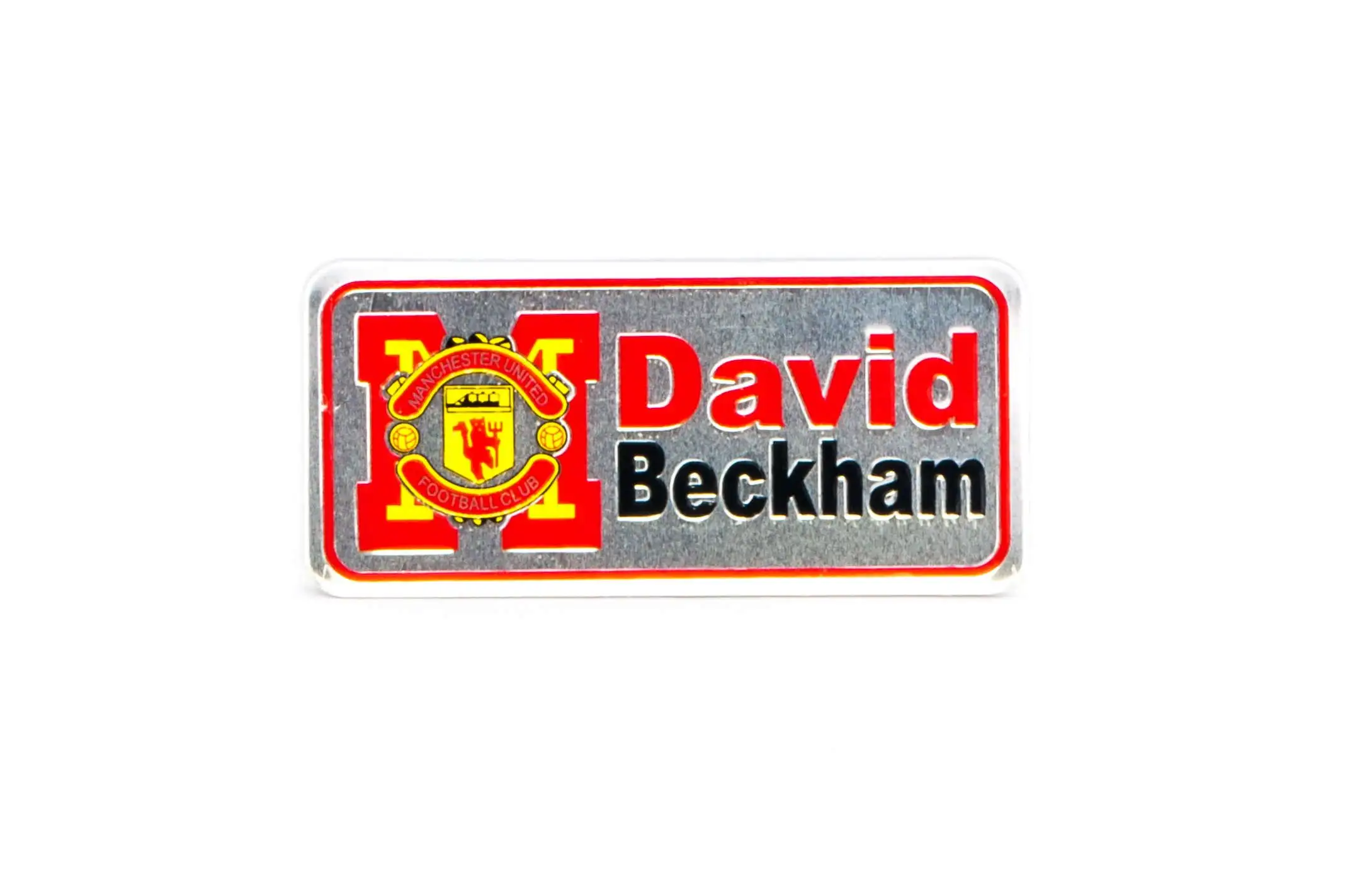 Наклейка   DAVID BECKHAM (16х5см)