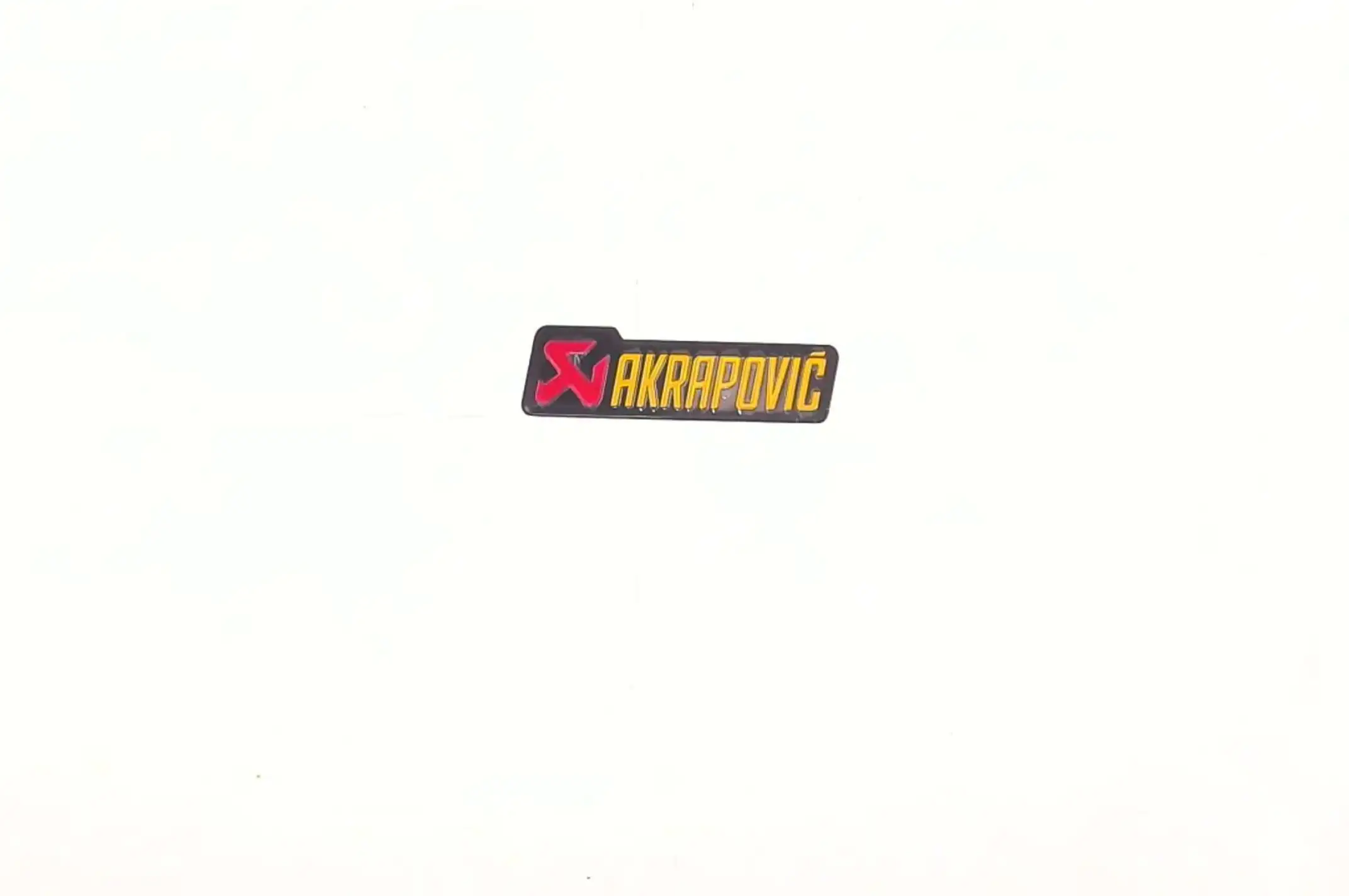 Наклейка на глушитель AKRAPOVIC (29,6x5,7см) 118