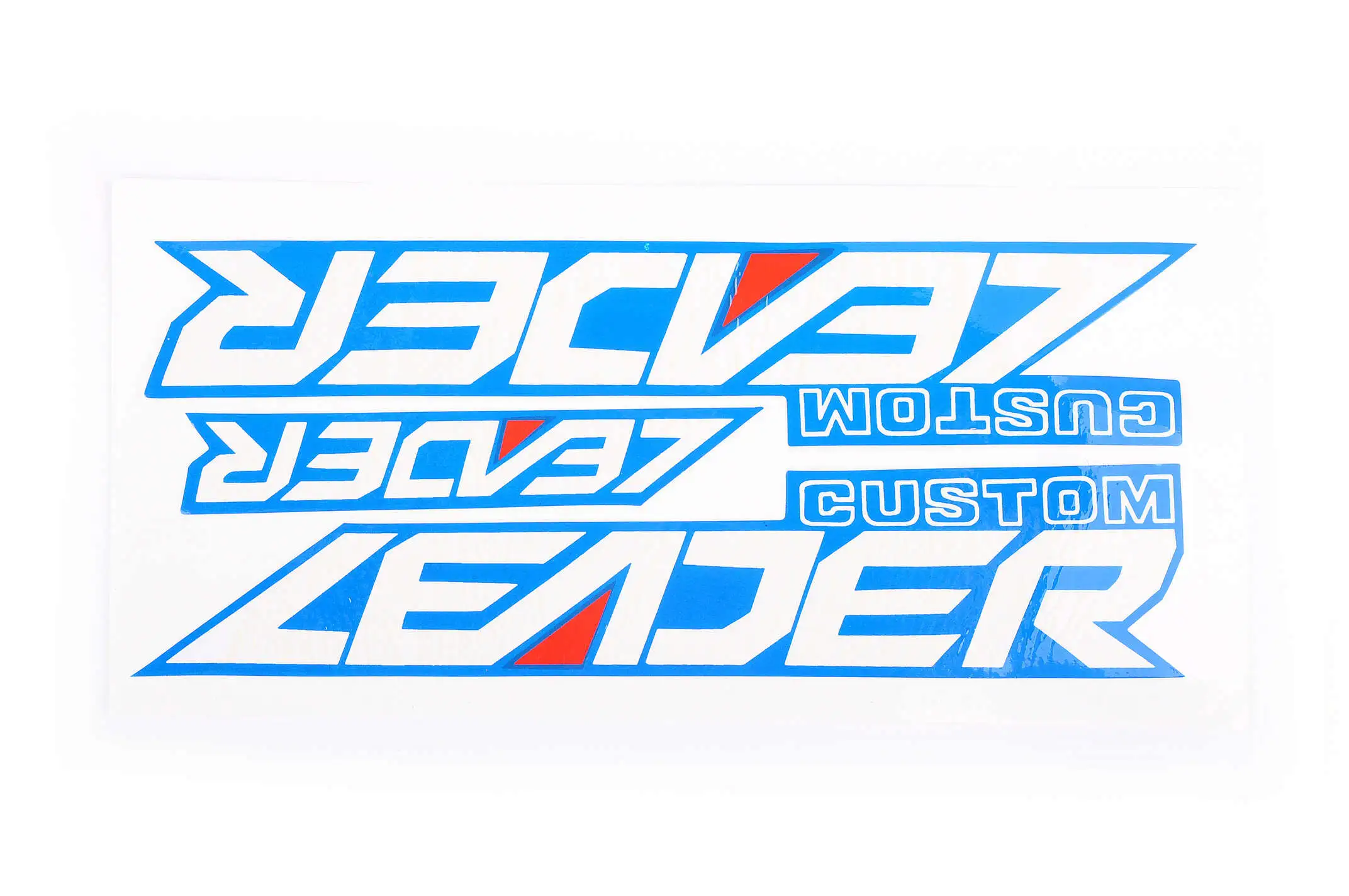 Наклейки (набор) Honda LEADER CUSTOM (20х4см, 3шт) (#1228)