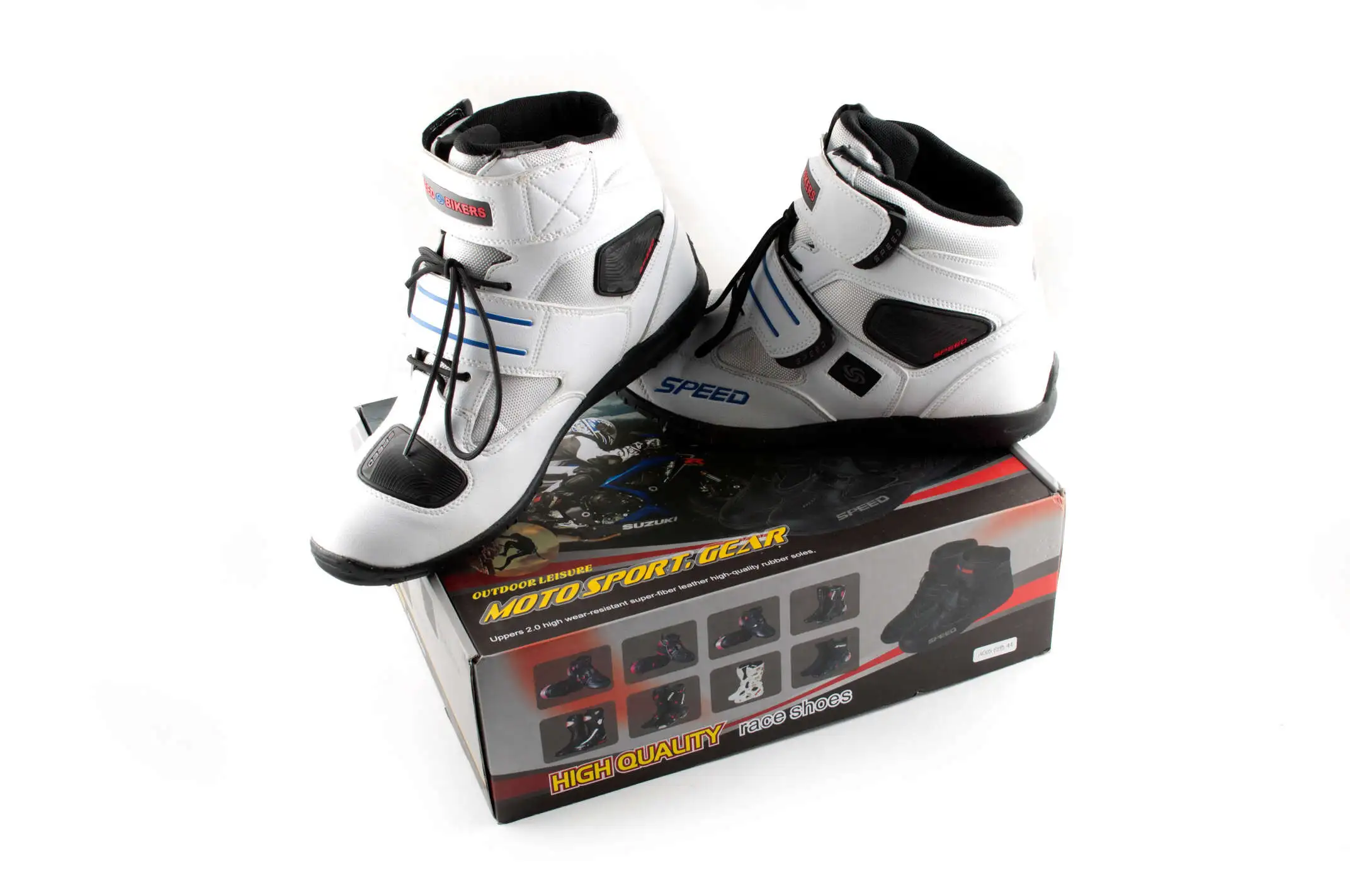 Ботинки PROBIKER (mod:A005, size:44, белые)