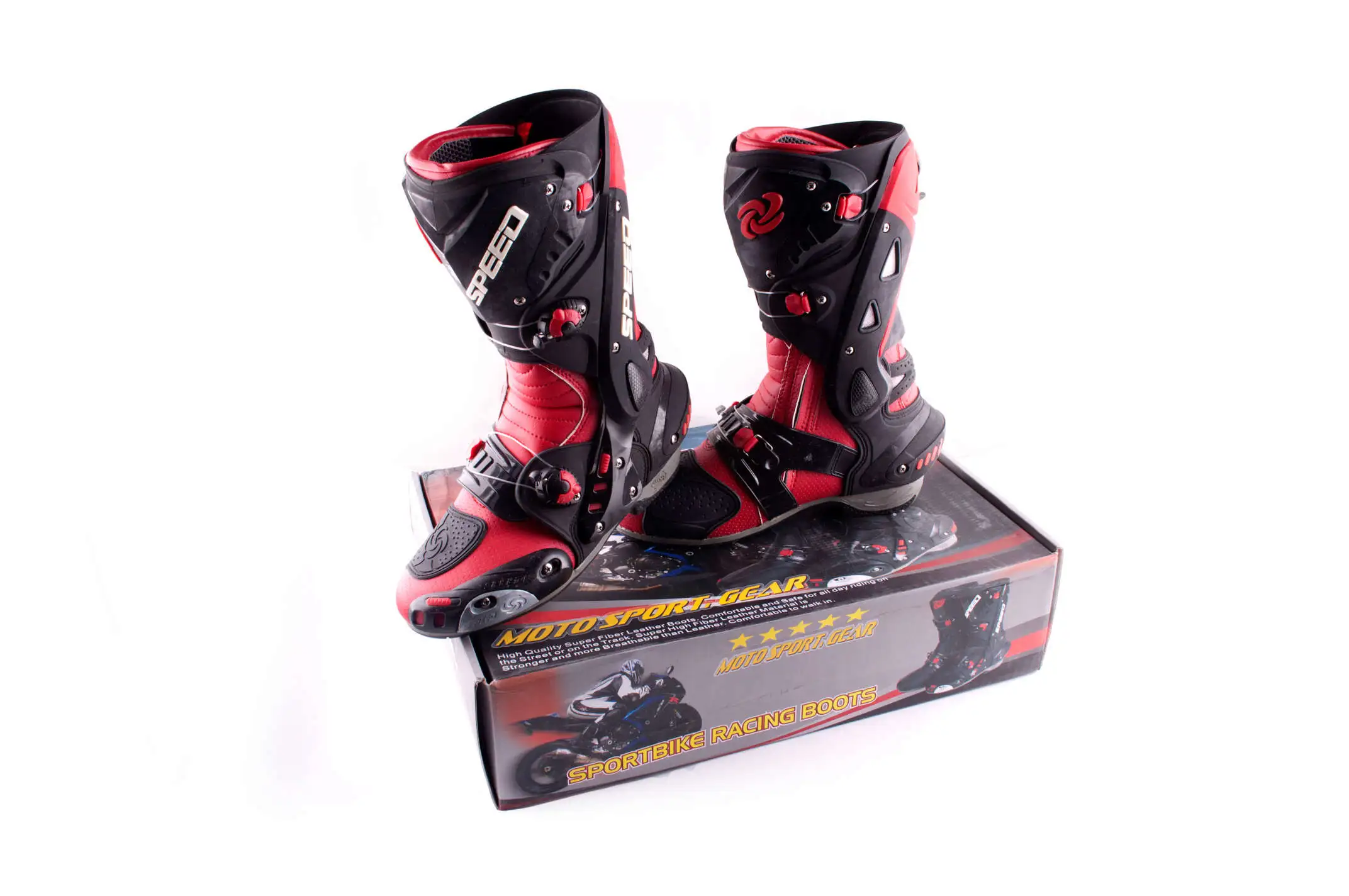 Ботинки   PROBIKER   (mod:1003, size:40, красные)