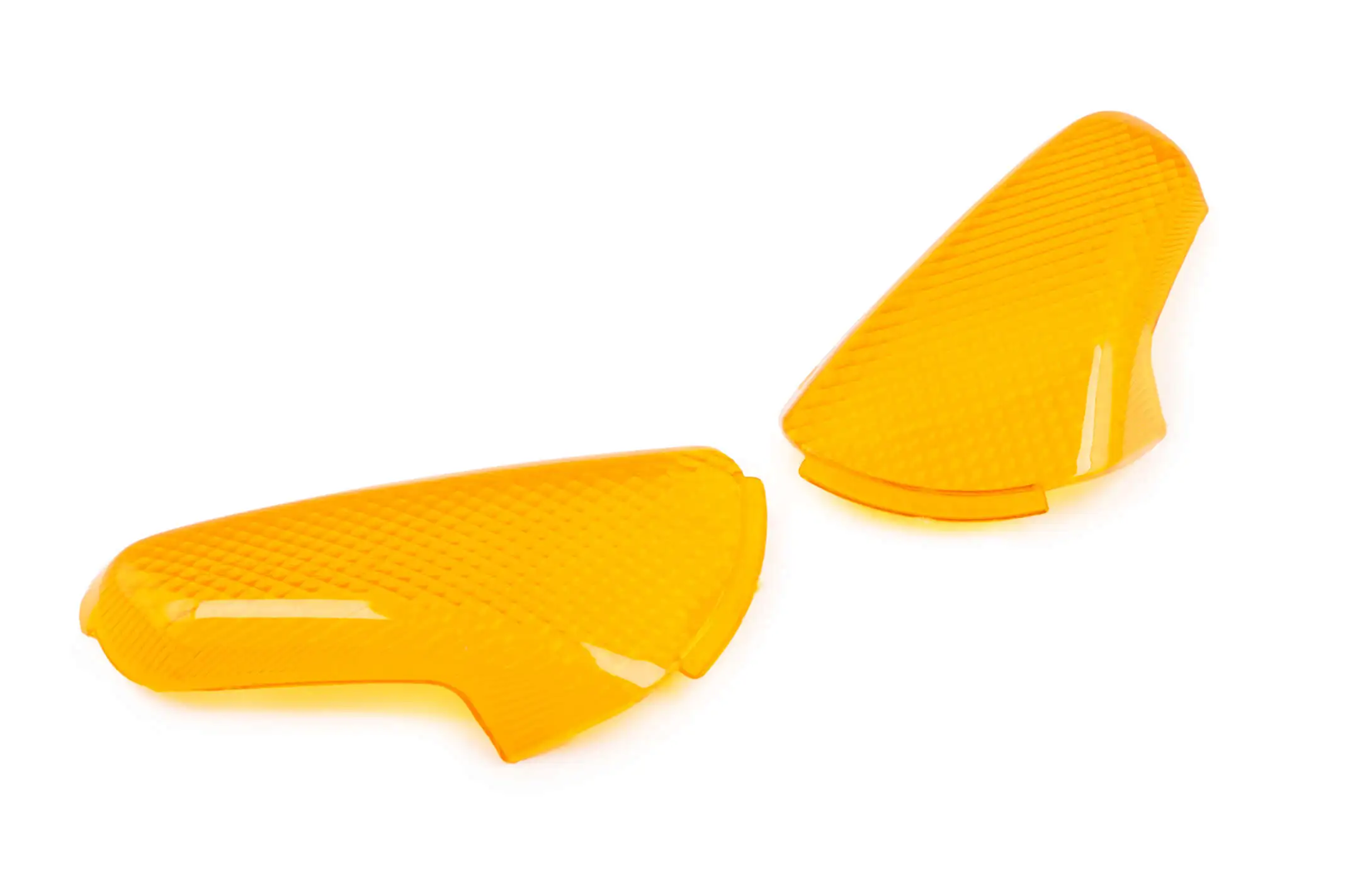 Стекло поворотов зад (пара) Suzuki LETS 1/2/3 (желтое) KOMATCU