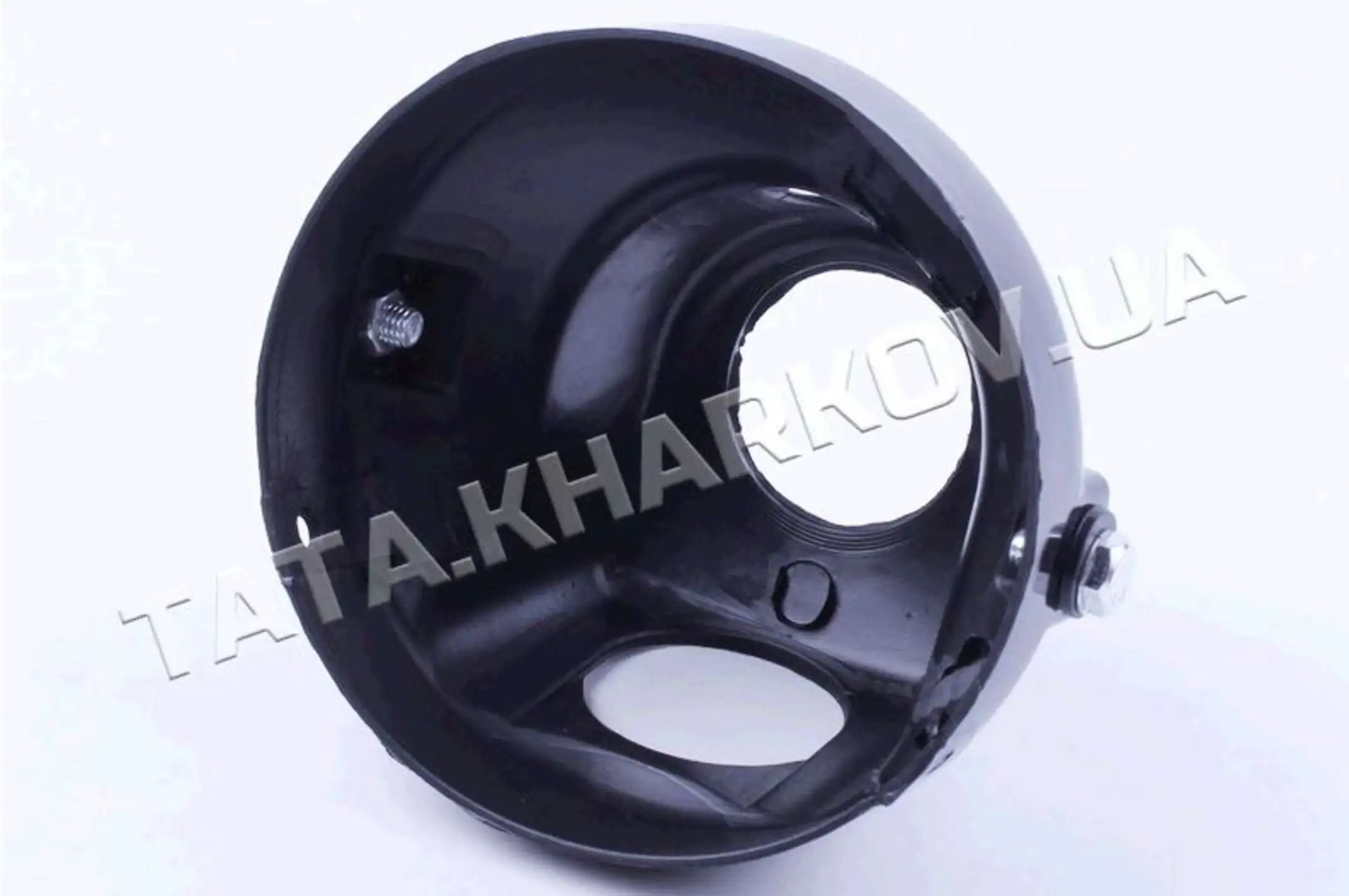 Корпус фары Delta (круглая, пластик) AMG