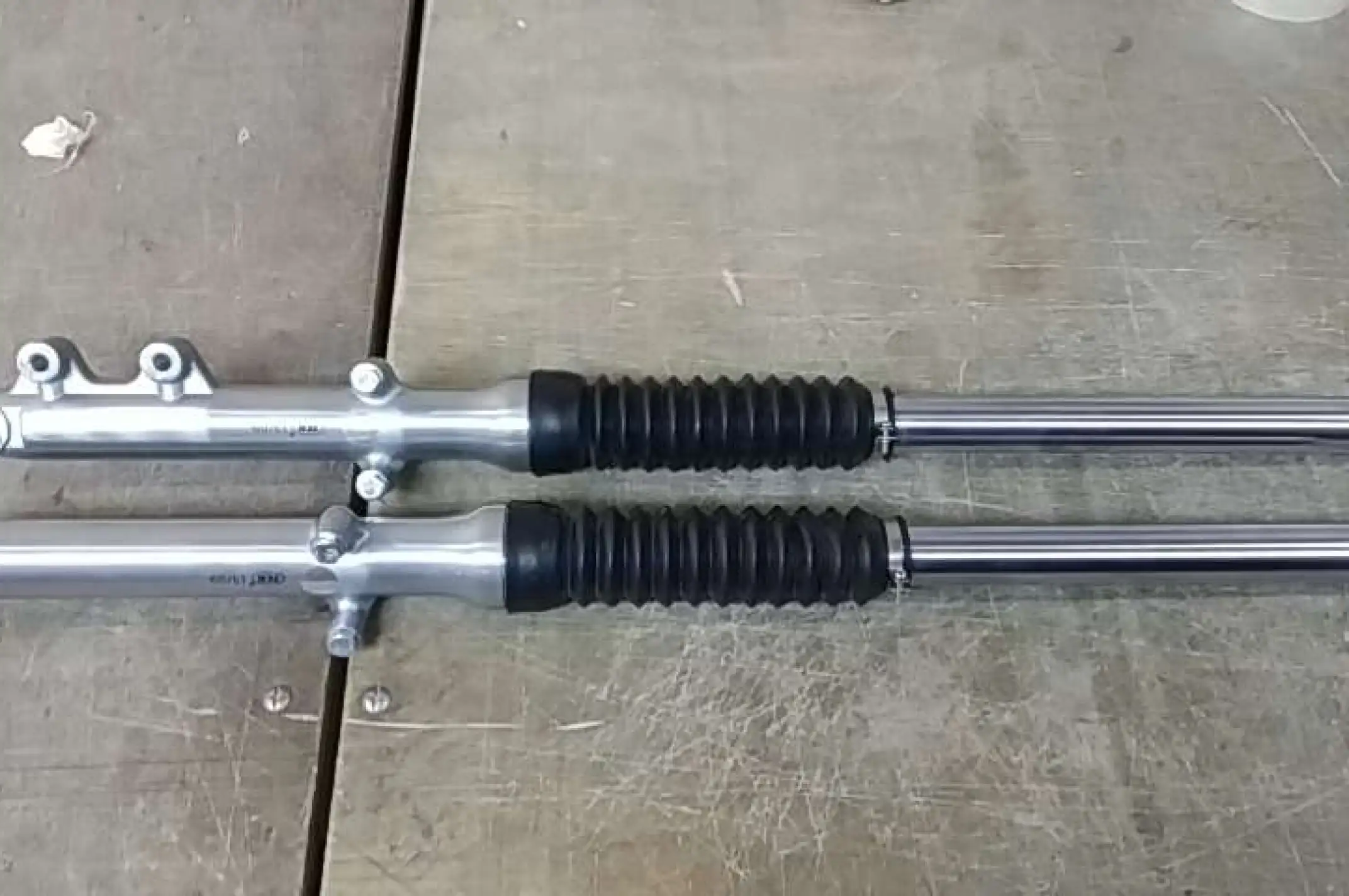 Перья вилки Zongshen, Lifan 125/150 (короткие, шток Ø31mm, L-740mm) EVO