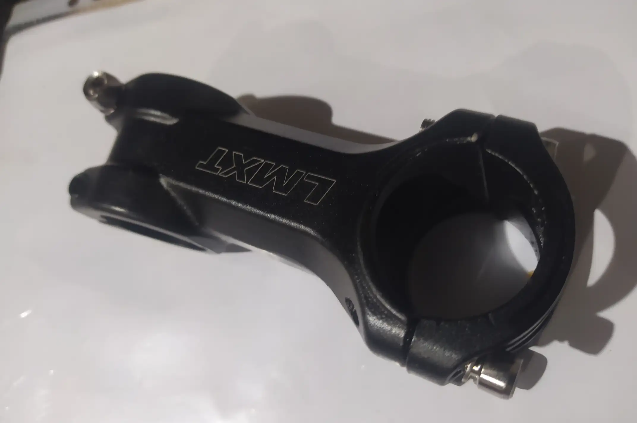 Вынос руля велосипеда (горный, алюминий, L-80mm, D-28,6mm) (черный) REKO