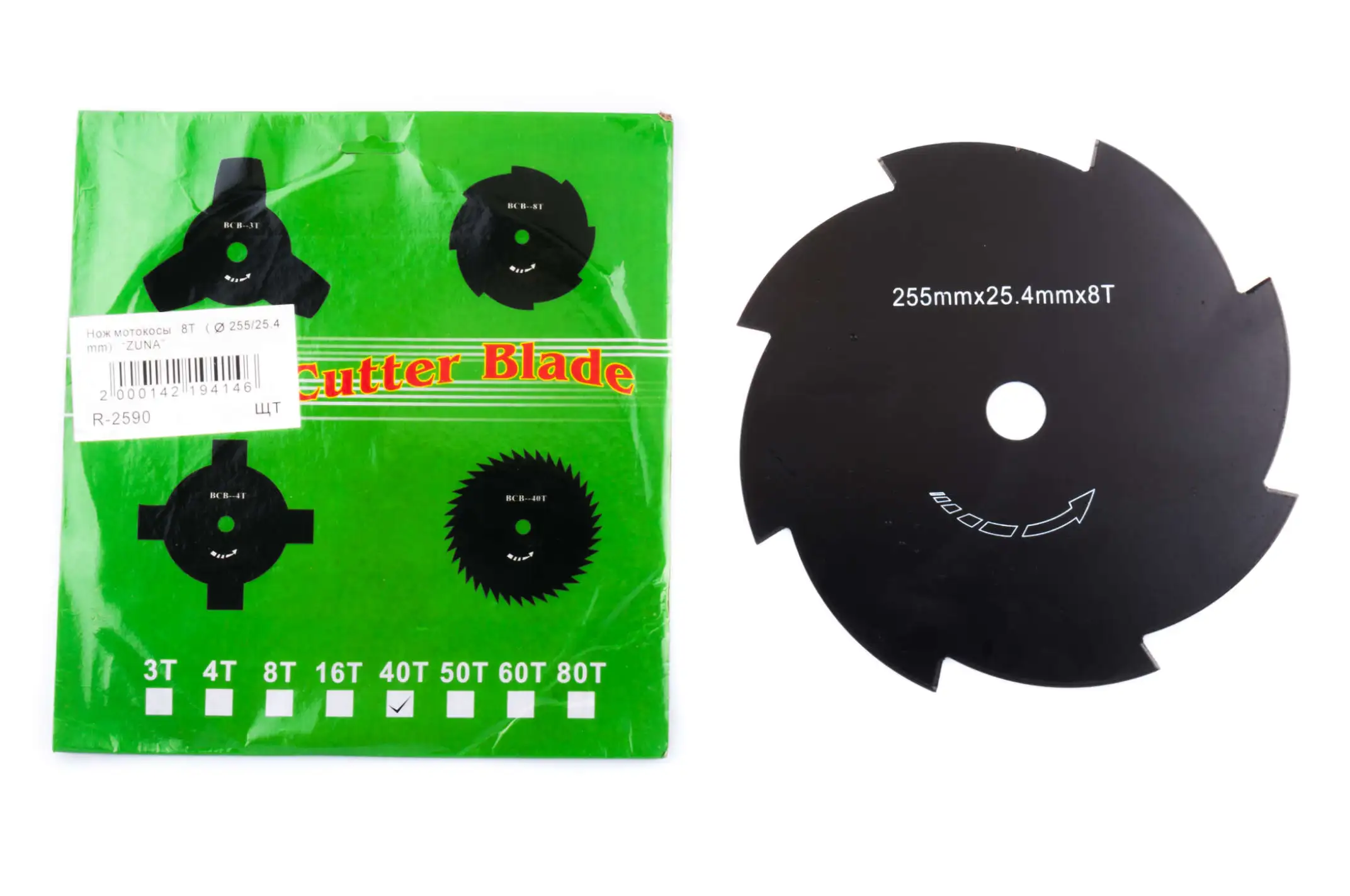 Нож мотокосы 8T (Ø255/25.4 mm) MANLE