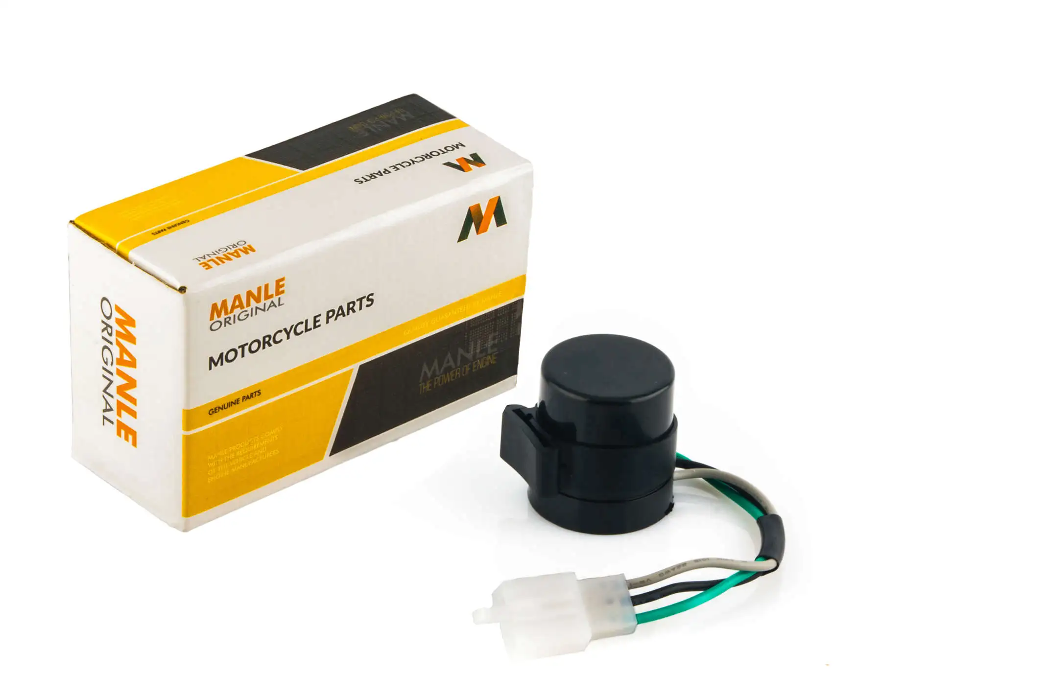 Реле поворотов 4T GY6 50-150 (3 провода, оранжевое) MANLE