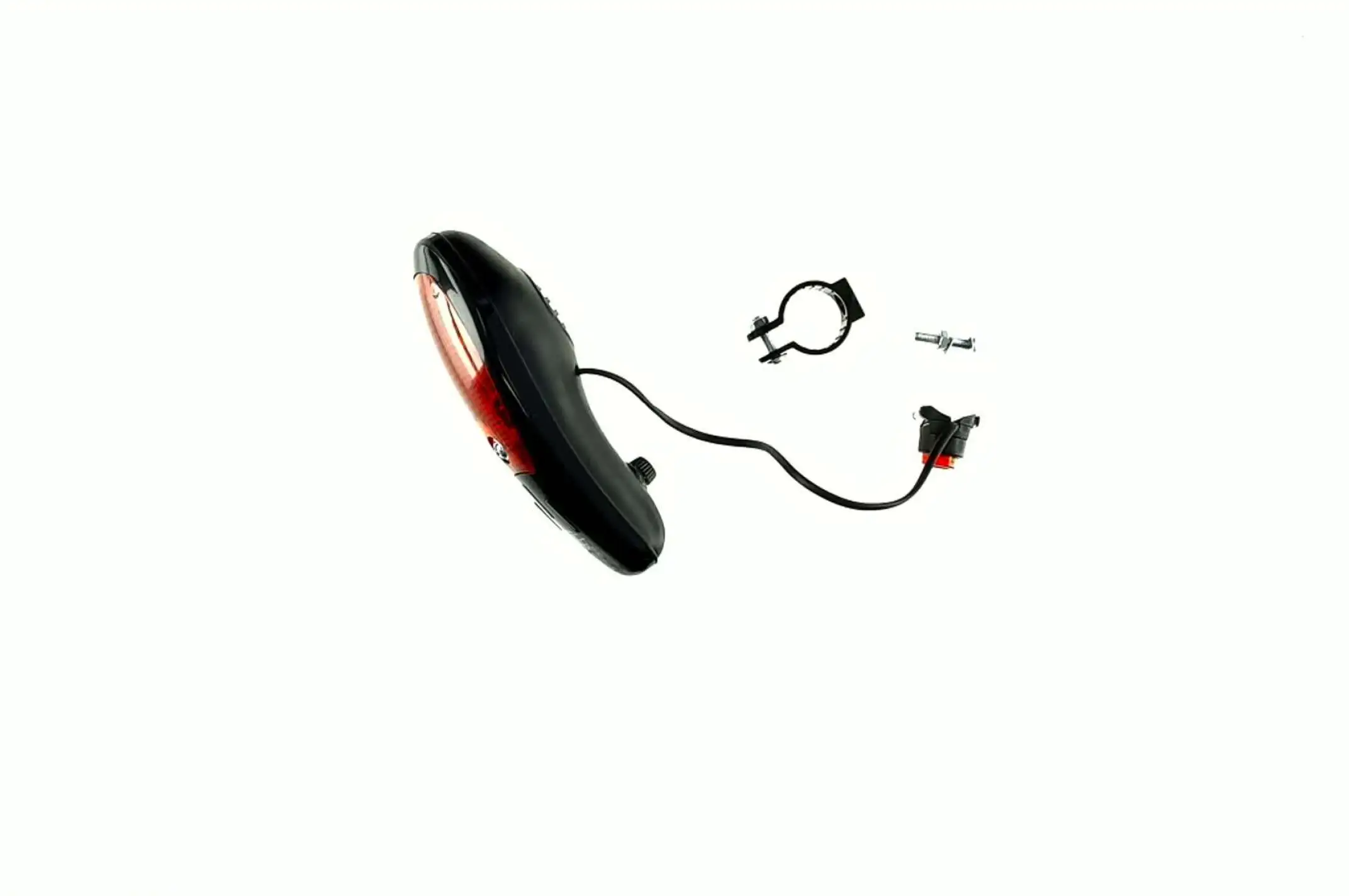 Сигнал велосипедный с подсветкой (банан) (черный, LED, 8 мелодий, АА*2) (mod:JY-90B) DS