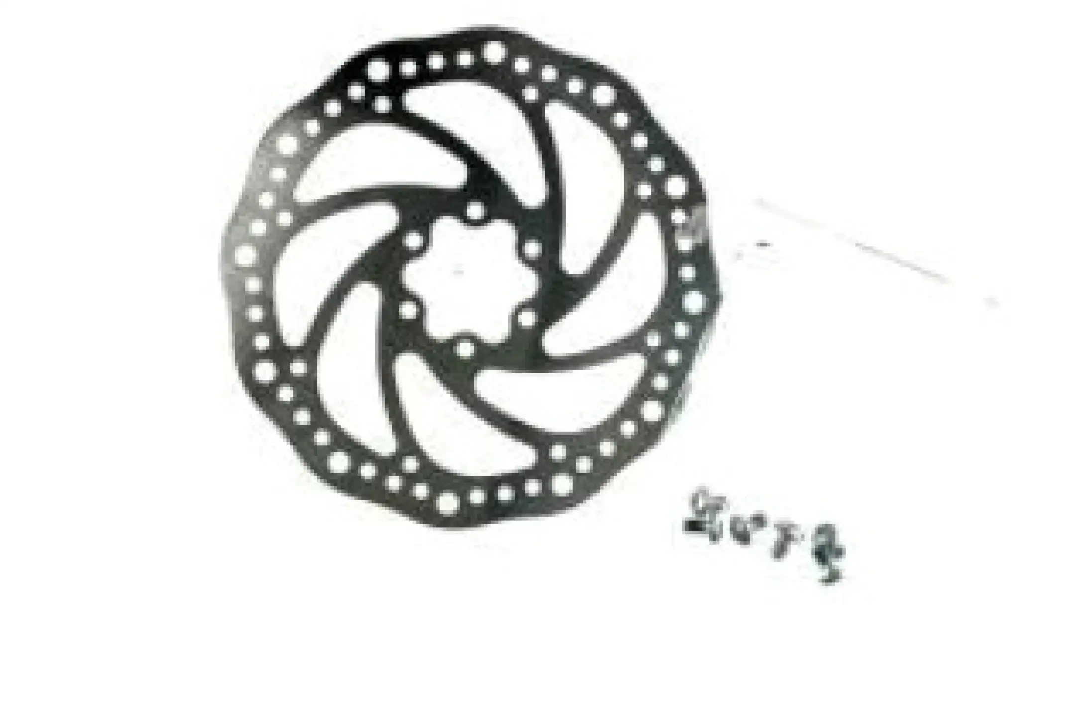 Диск тормозной велосипедный (mod:BL-002, Ø160mm, на 6 болтов) DS