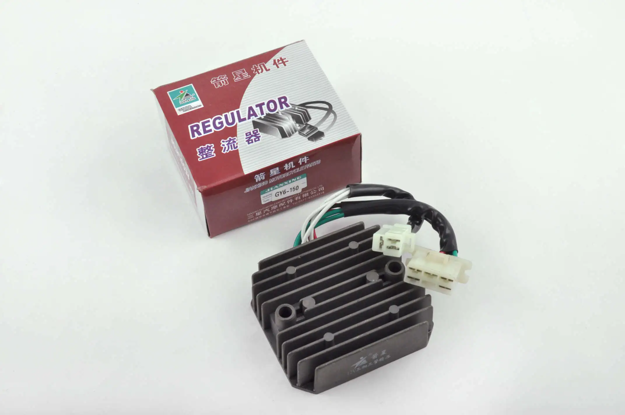 Реле зарядки 4T GY6 125/150 (8 проводов 5+3) JIANXING
