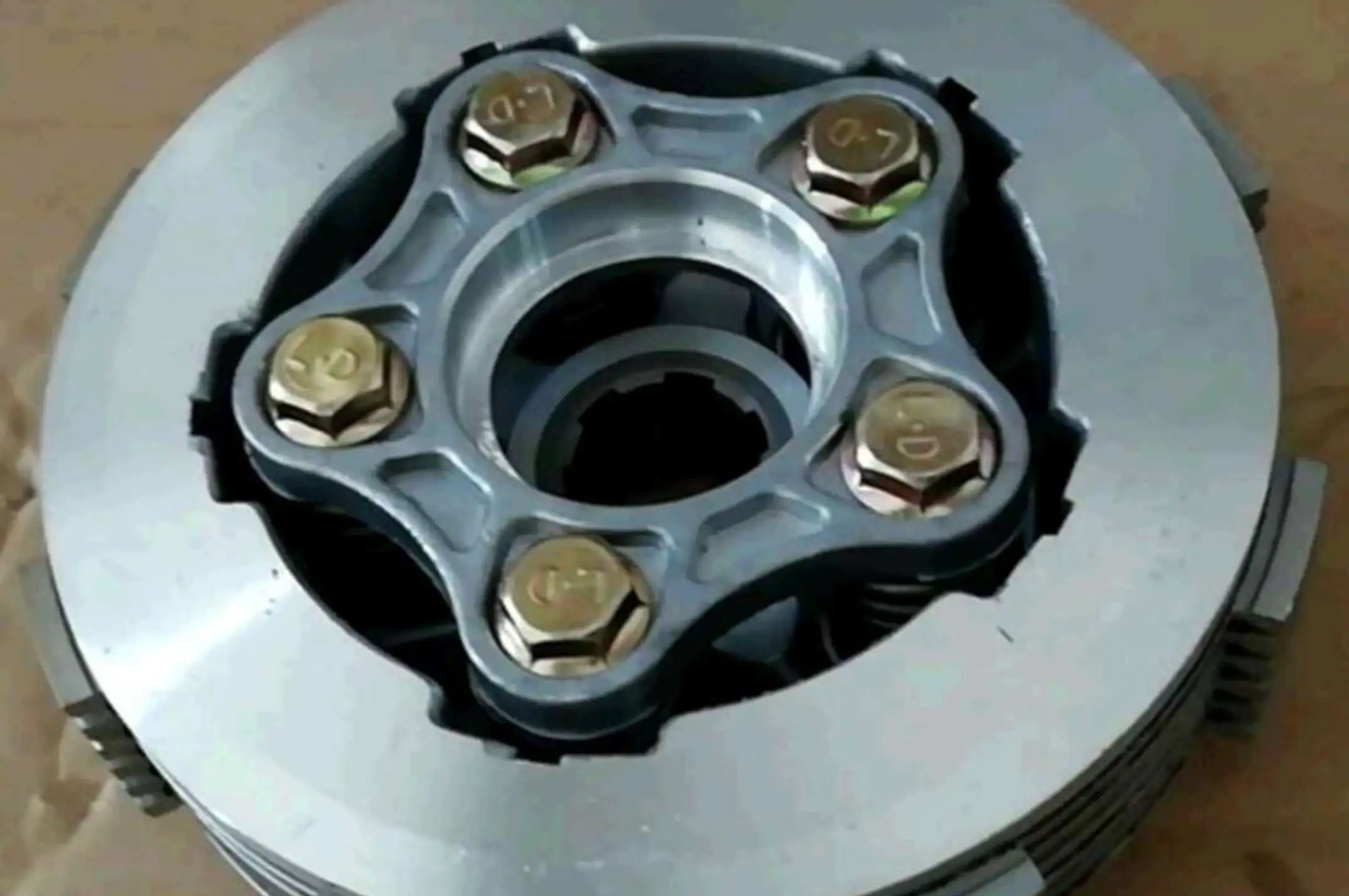 Диски сцепления (в сборе)   4T CG125   (5 болтов) (диски, пружины, столик) (расширенная)   JH