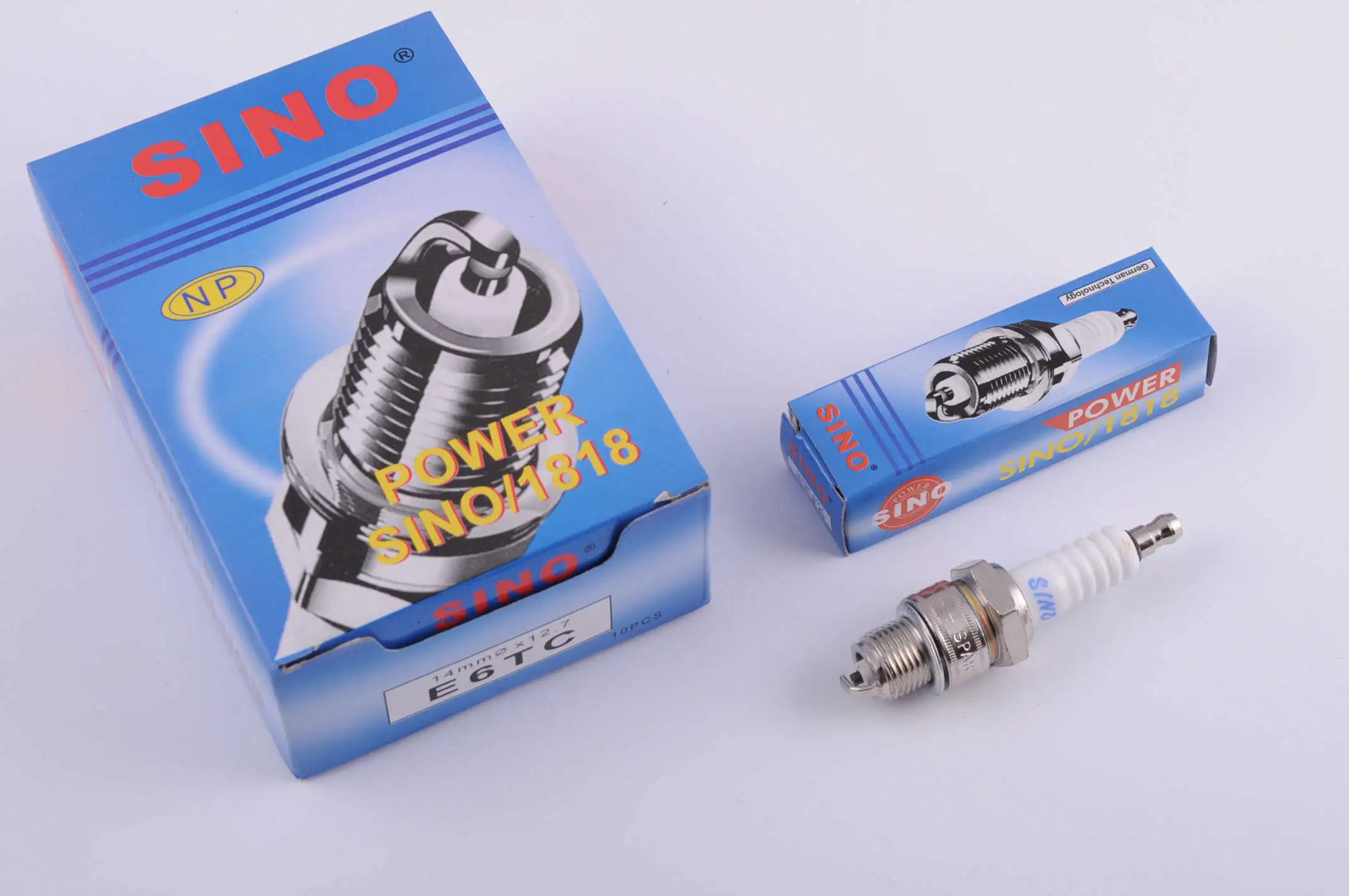 Свеча   E6TC   M14*1,25 12,7mm   (2T скутеры 50-125сс)   SINO 1818