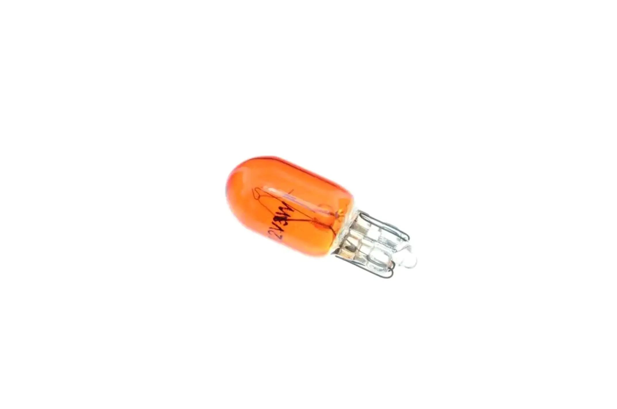 Лампа Т15 (безцокольная) 12V 10W (поворот, желтая) FL