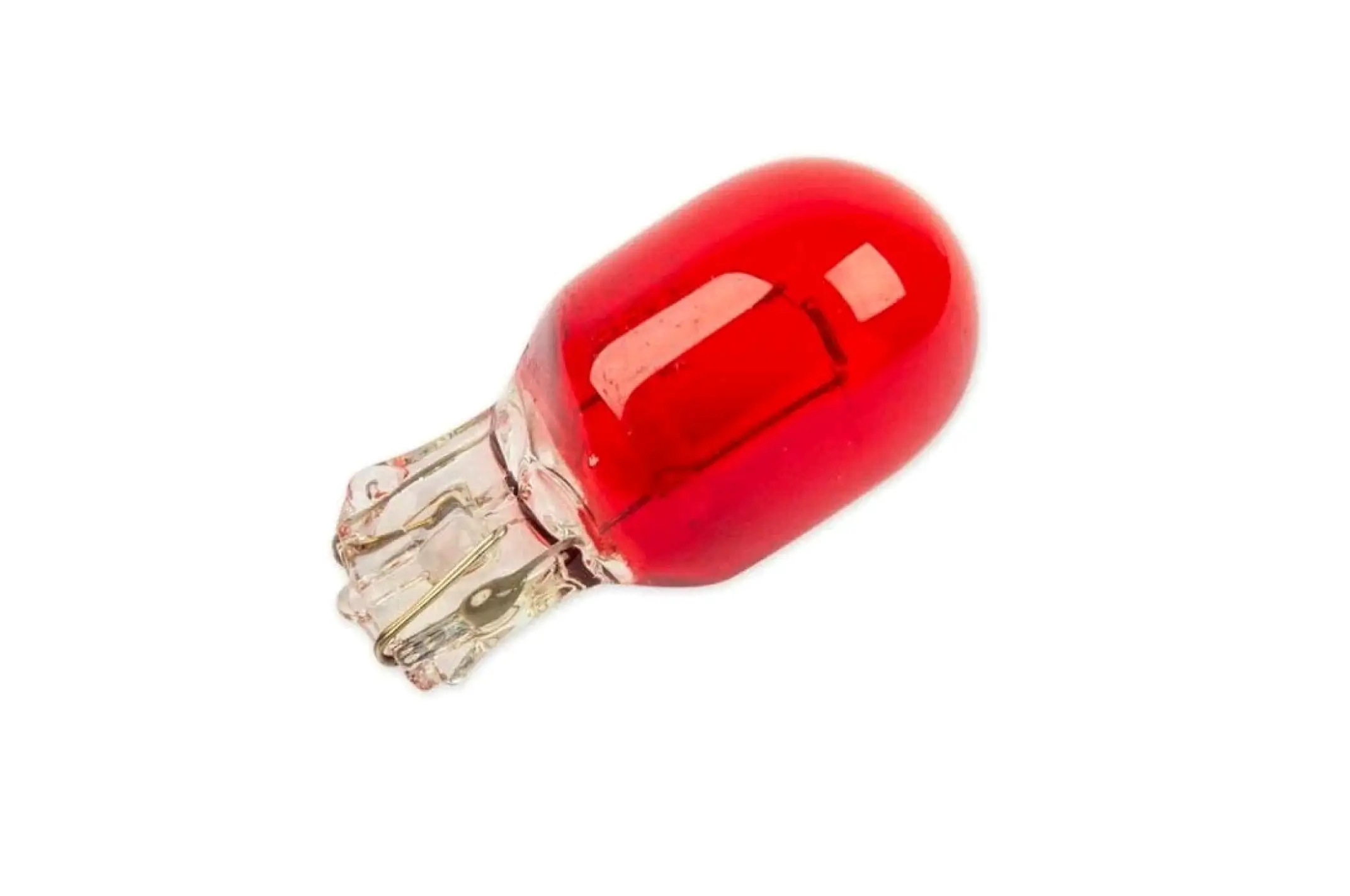 Лампа Т15 (безцокольная) 12V 10W (поворот, красная) FL