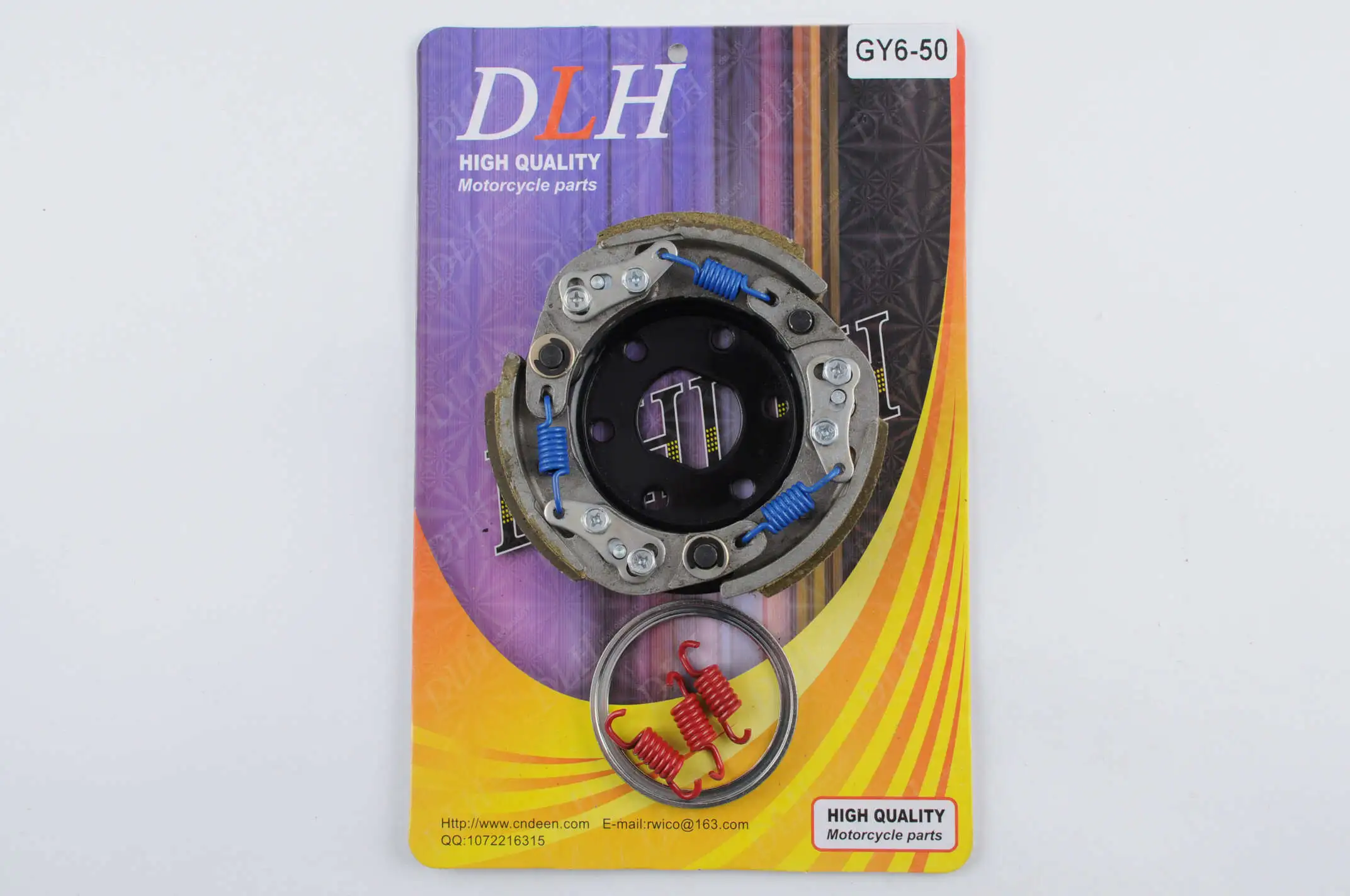 Колодки сцепления (тюнинг)   4T GY6 50, Honda DIO ZX   (регулеровочные пружины)   DLH
