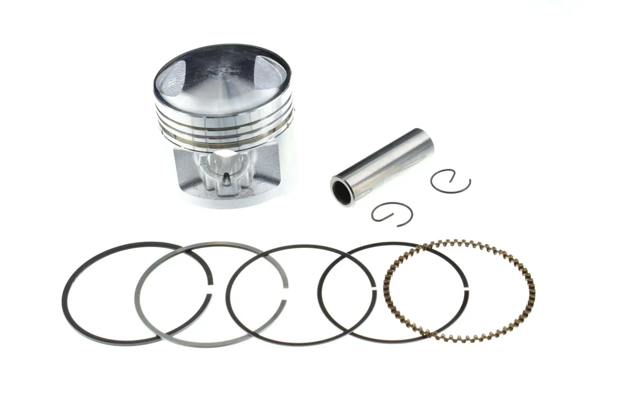 Поршень 4T CB/CG Ø56,50mm, p-15 (125/140cc STD) (в сборе) GONGYU (mod.A)