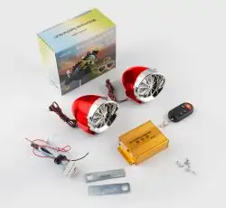 Аудиосистема   BEST CHOICE   (3.5, красная-хром, подсветка, сигн., МР3/FM/SD/USB, ПДУ, разъем ППДУ 3K)