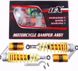 Амортизаторы (пара)   Delta   330mm, газомасляные   (золотистые)   KOMATCU   (mod.A)