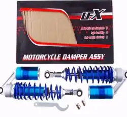 Амортизаторы (пара)   Delta   330mm, газомасляные   (синие)   KOMATCU   (mod.A)