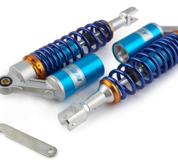 Амортизаторы (пара) универсальные 340mm, газомасляные (синие) KOMATCU (mod.A)