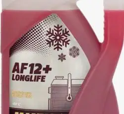 Охлаждающая жидкость (антифриз)   -40C, 5л   (AF 12+, красный)   MANNOL