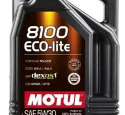 Масло автомобильное, 5л   (синтетика, 5W-30, 8100 ECO-LITE)   MOTUL   (#108214)