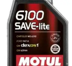 Масло автомобильное, 1л   (синтетика, 0W-20, 6100 SAVE-LITE)   MOTUL   (#108002)