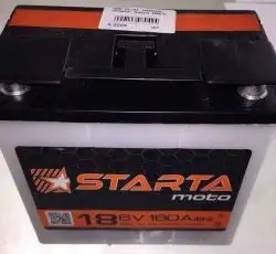 АКБ   6V 18А   заливной   STARTA  (конус)   (#AKY)