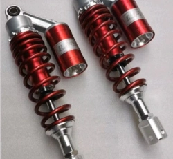 Амортизаторы (пара) универсальные 320mm, газомасляные (красные) NET