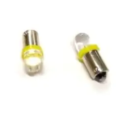 Лампа BA9S (мини) (пара)   12V 3W   (габарит, приборы, желтая)   PLT
