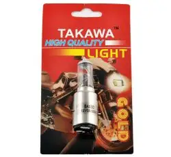 Лампа BA20D (2 уса)   12V 35W/35W   (белая, высокая)   (блистер)   TAKAWA