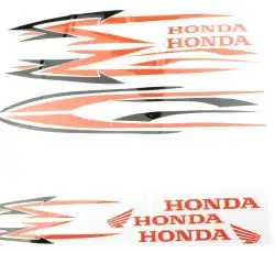 Наклейки (набор)   Honda   (27х18см, 12шт)   (#0058)