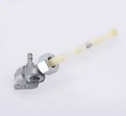 Кран топливный бензогенератора   (гайка Ø14mm, штуцер 90*, резерв)   JS