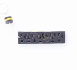 Брелок каучук   (серо-желтый)   KAWASAKI   AS
