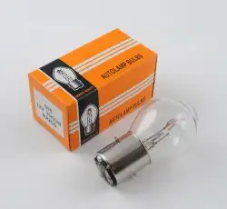 Лампа BA20D (2 уса)   12V 35W/35W   (груша)   ORANGE BOX