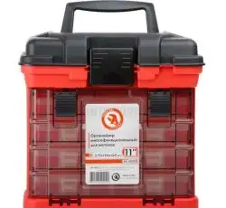 Органайзер для метизов с выдвижными секциями 11, 279*184*260 мм INTERTOOL