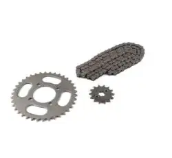 Звезды трансмиссии (пара)   Delta   420-14T + 420-39T   (+цепь 112L)   (сталь 20)   DGH