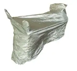 Чехол дождевик на скутер (солнцеотражающий) (серебристый, xxl)