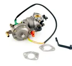 Карбюратор м/б   177F/188F   (9/13Hp)   (с газовым редуктором и электромагнитным клапаном)   ZUNA