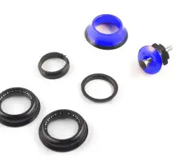 Подшипники рулевой колонки велосипеда (удлиненные, синие) REKO