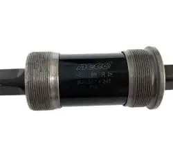 Каретка велосипедная неразборная   (квадрат)   (L-118mm)   (B910)   (NECO)   KL