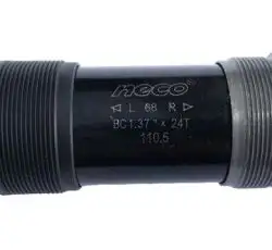 Каретка велосипедная неразборная   (квадрат)   (L-110mm)   (B910P)   (Neco)   KL