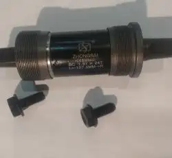 Каретка велосипедная неразборная   (квадрат)   (L-127.5mm)   FM