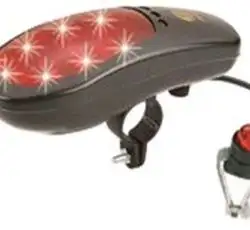 Сигнал   велосипедный с подсветкой (банан)   (черный, 7 LED) (mod:JY-90A) KL